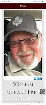 Obituary of William Richard Price On June 12th, surrounded by his wife  Keitha, his son Sean and daughter-in-law Kim, his brothers, and his  extended family, Rick Price passed away. Rick was always