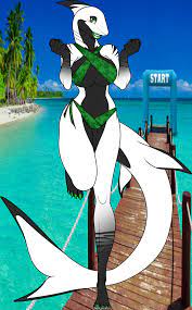 Shark Babe Color (credit) by nickanater1 -- Fur Affinity [dot] net