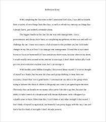 Most of the time, this type of essay is short because this is merely to take a step back and watch your life throughout the beginning till the present time. Reflective Essay Template 8 Free Word Pdf Documents Download Free Premium Templates