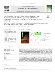 Contact our local office today! Pdf A Geophysical Geochemical And Microbiological Study Of A Newly Discovered Pockmark With Active Gas Seepage And Submarine Groundwater Discharge Met1 Bh Central Gulf Of Gdansk Southern Baltic Sea
