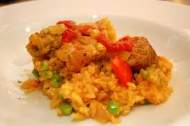 Spanish Chicken And Rice With Chorizo Recipe Spanish Sabores Recipe In 2020 Spanish Chicken Chorizo Recipes Recipes