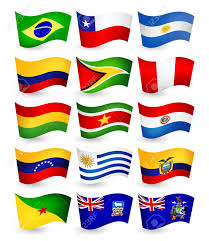 The new stars were dded on july 4, 1818, and this system has een followed ever since. South America Country Flying Flags Set All Elements Are Separated In Editable Layers Clearly Labeled Royalty Free Cliparts Vectors And Stock Illustration Image 114430626