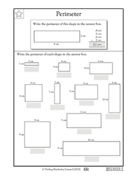 Find a variety of free printable worksheets for practicing both perimeter and area. What S The Perimeter 3rd Grade Math Worksheet Greatschools