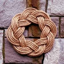 Nautical Decorative Knots For Walls And Curtains Sailor Knots Nautical Wreath Manila Rope