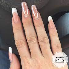 Kimskienails Op Instagram Ice Pigment On My Almost 4 Weeks Old Acrylic Nails