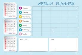 Calendar For First Quarter Of 2019 Year With Weekly Planner Chart