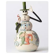 Disney Traditions Nightmare Before Christmas Snowman Statue Entertainment Earth Nightmare Before Christmas Gifts Nightmare Before Christmas Disney Christmas