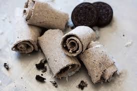 Cookies Cream Rolls Picture Of Frost N Roll Rolled Ice Cream Las Vegas Tripadvisor