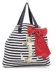 Black And White Striped Purse With Red Bow Electronics Cars Fashion Collectibles Coupons And More Ebay Embroidered Tote Striped Beach Bag Red Tote Bag