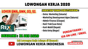 Indeed dapat menerima bayaran dari perusahaan tersebut, membantu agar indeed tetap gratis bagi para pencari kerja. Lowongan Kerja Desember 2020 Pt Royal Express Indonesia Loker Sma Smk D3 S1 Loker Kurir Youtube