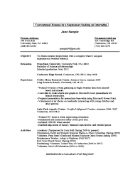 / 14+ first resume templates. Sample Resume By A First Year Student Free Download