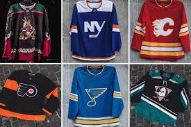Since the early 1900s, nhl fans have witnessed their teams take to the ice with jerseys that established an uncanny inspiration for expansion teams in years to follow, and a trademark for the sport of ice hockey. Ranking The Nhl S 2018 19 Alternate Jerseys From Worst To First This Is The Loop Golf Digest