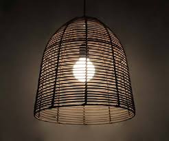 Bell's round, even surface gives the lamp the impression of having been cast. Brown Rattan Pendant Lights Bell Shape Pendant Lighting Drum Etsy Rattan Pendant Light Pendant Lighting Rattan Pendant