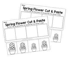 free printable spring cut and paste worksheets the keeper of the memories