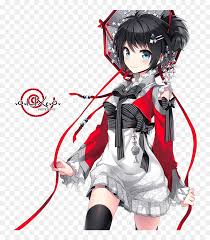 Badass anime girls with swords. Anime Transparent Badass Girl With Short Black Hair Hd Png Download Vhv