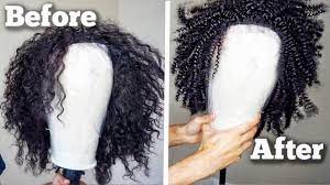 Caring for curly hair weave. How To Restore A Synthetic Curly Wig Youtube
