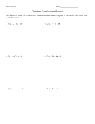 Explore the entire precalculus curriculum: Http Www Avon Schools Org Cms Lib02 In01001885 Centricity Domain 3605 Worksheet 20critical 20points Pdf
