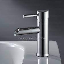 Available in brushed nickel, chrome, matte black, or oil rubbed bronze finish. Modern Design Chrome Finish Bathroom Sink Faucets