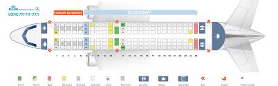 Seat Map Boeing 737 700 Klm Best Seats In The Plane