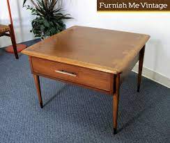 Lane acclaim coffee table with drawer. Vintage Lane Acclaim Side Table Or Nightstand