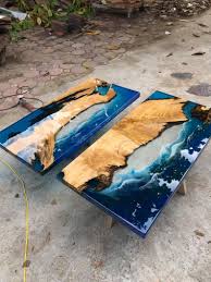 Coffee Table Epoxy Table River Table Ocean Table Handmade Etsy Epoxy Wood Table Epoxy Resin Table Resin Table