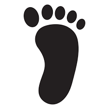 Right Foot Footprint Silhouette Png Image Download As Svg Vector Transparent Png Eps Or Psd Use This Ri Restaurant Logo Design Logo Restaurant Print Making