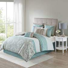 Shawnee 8 Piece Comforter Setteal King Comforter Sets Blue Comforter Sets Queen Comforter Sets