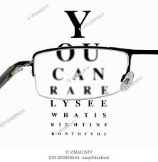 Snellen Eye Chart And Glasses Stock Photos And Images Age