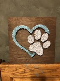 Paw print string art, string art paw print, animal string art, paw print wall art, paw print wall decoration, dog string art, animal art. Pin On My String Art For The Home