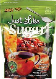 Just Like Sugar Table Top Sweetener Just Like Sugar Has An Enhanced Composition Which Is A S Organic Recipes Natural Sweeteners Sugar Substitutes For Baking