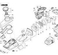 BOSCH Staubkasten | Ersatzteile für GAS 18V-1 | 1619PB2092