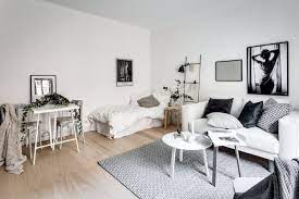 60 Cool Studio Apartment With Scandinavian Style Ideas On A Budget 46 First Apartment Decorating Decorating Small Spaces Apartment Decor
