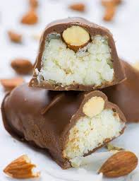 Learn english free online at english, baby! Chocolate Coconut Candy Bars Homemade Almond Joy Bars