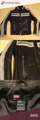 Diesel 100 Leather Motorcycle Jacket Vintage Leather Motorcycle Jacket Clothes Design Jackets