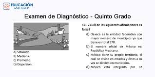 Evaluación matemática, séptimo grado etiquetas: Examen De Diagnostico 5Âº En Pdf Quinto Grado 2020 2021