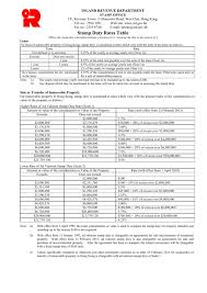 Please contact us for a quotation for services required. Stamp Duty Rates Table
