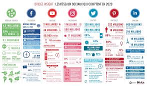 Les Reseaux Sociaux Qui Comptent En 2020 En 2020 Reseaux Sociaux Marketing Des Reseaux Sociaux Infographie