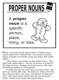 Proper Nouns Activities 2nd Grade Grammar Practice Hands On Nouns Worksheets