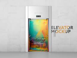 Elevator Mockup Layout Design Mockup Elevation