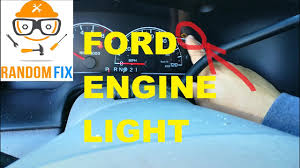 How To Reset Ford Check Engine Light Cel Mustang Ranger Windstar Focus Fusion Youtube