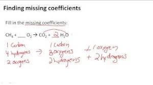 If you can balance these, you can balance any equation given in class. Finding Missing Coefficients Youtube