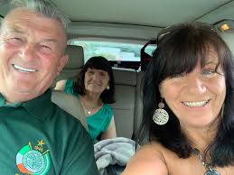 Ruth with Steven Moffat and Mark Gattis.