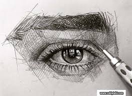 Karakalem Erkek Goz Cizim Teknikleri Ornek Resimler Guzel Sozler Realistic Eye Drawing Art Drawings Sketches Drawing Sketches