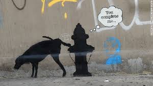 British graffiti artist, political activist, and film director. Revealing Famous Street Artist Banksy Cnn Video