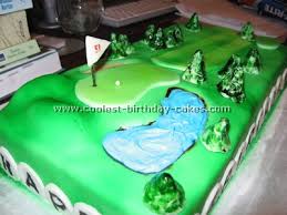 Unimall pack of 24 golf happy birthday cupcake topper sports themed party supplies, ball game play golf cake picks for boy men birthday party decoration. Coolest Golf Sports Cake Ideas And Decorating Tips