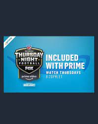 2019 Nfl Thursday Night Football Schedule On Prime Video Thursday Night Football Nfl Thursday Night Football Prime Video