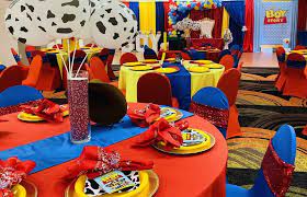 Baby shower table ideas for the sweets table. Toy Story Baby Shower Party Ideas Photo 1 Of 18 Toy Story Baby Toy Story Party Decorations Baby Shower Table Decorations