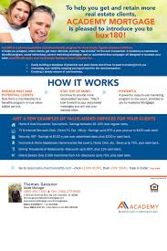 The Bux180 Program Thomas Gessner Loan Officer At Academy Mortgage Chandler Branch Real Estate Client Marketing Flyers Loan Officer