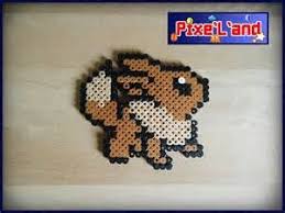 Petit Evoli Marchant En Perles Hama Perler Bead Art Bead Art Pixel Art Pokemon