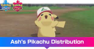 Ash S Pikachu Mystery Gift Distribution Ash Hat Pikachu Pokemon Sword And Shield Game8